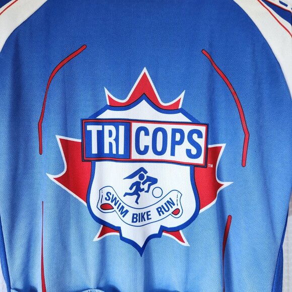 Giordana Cycling Jersey Men's xl Full Zip Size XL Tri Cops Swim Bike Run - Picture 3 of 14